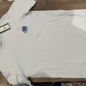 Vineyard Vines Light Blue Kids Tee with Pocket